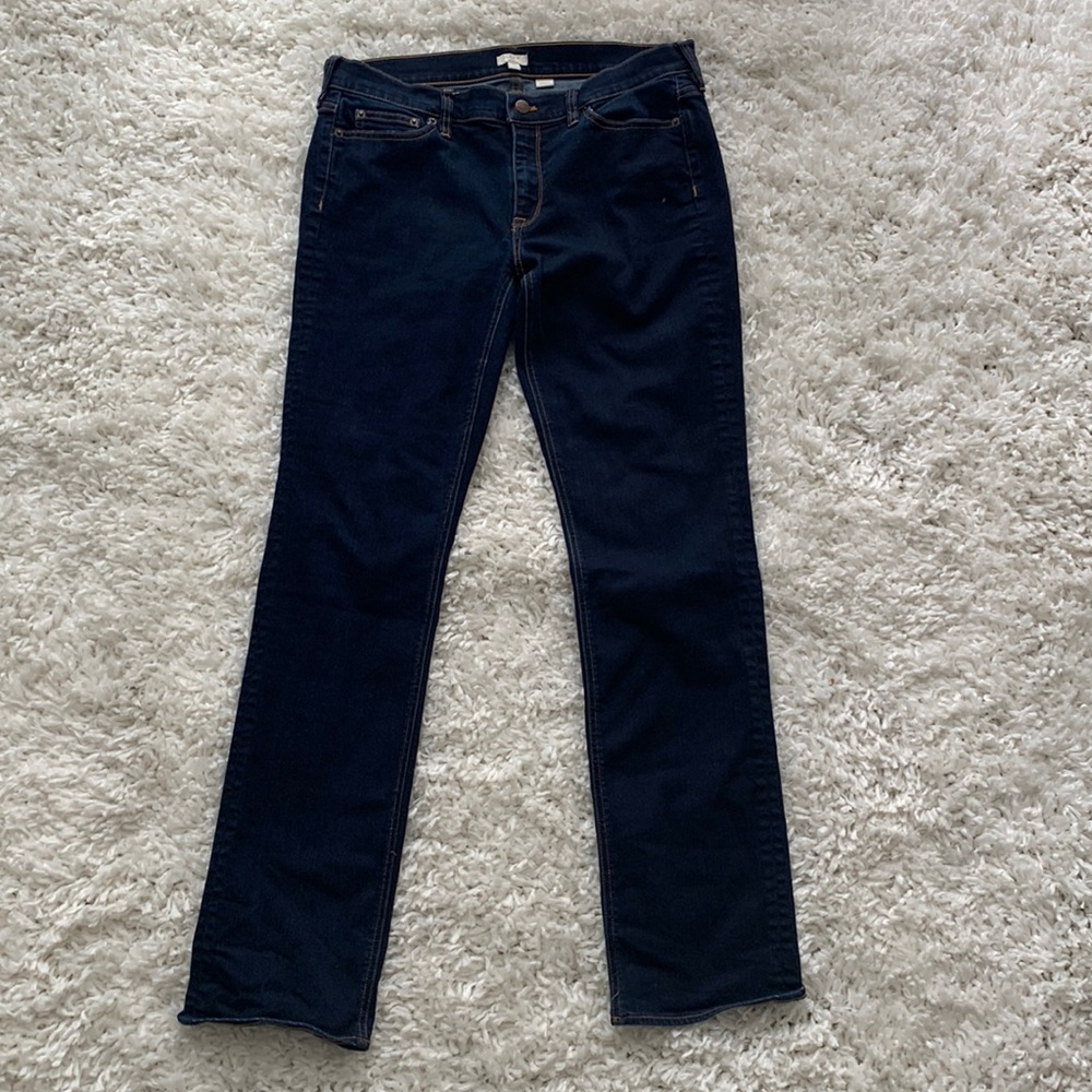 JCrew Factory Classic Straight Stretch Jeans